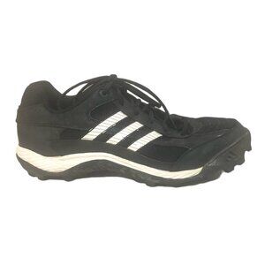 ADIDAS Cleats Mens Size 12 Black White Adituff Athletic Shoes
